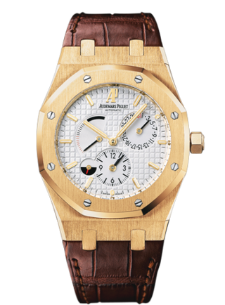 Audemars Piguet - 26120BA.OO.D088CR.01  Royal Oak Dual Time Yellow Gold / Strap