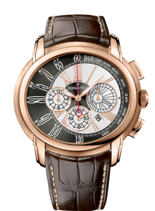 Audemars Piguet - 26145OR.OO.D093CR.01  Millenary Chronograph Pink Gold / Brown