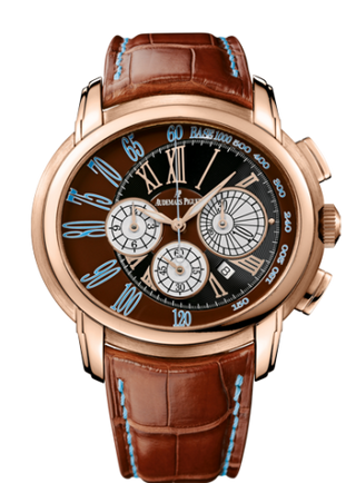 Audemars Piguet - 26145OR.OO.D095CR.01  Millenary Chronograph Pink Gold / Brown