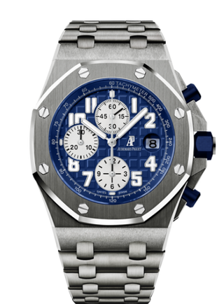 Audemars Piguet - 26170TI.OO.1000TI.04  Royal Oak Offshore 26170 Chronograph Titanium / Blue