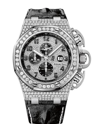 Audemars Piguet - 26215BC.ZZ.A101CR.01  Royal Oak OffShore 26215 T3 White Gold / Diamond