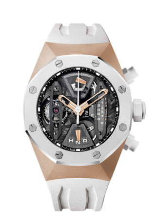 Audemars Piguet - 26223RO.OO.D010CA.01  Royal Oak Concept 26223 Tourbillon Chronograph Pink Gold / White Ceramic