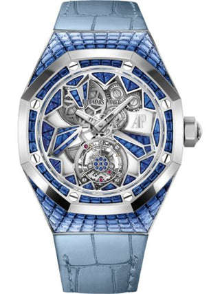 Audemars Piguet - 26228BC.SS.D314CR.01  Audemars Piguet Royal Oak Concept Flying Tourbillon White Gold / Baguette Sapphire