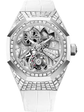 Audemars Piguet - 26228BC.ZZ.D011CR.01  Audemars Piguet Royal Oak Concept Flying Tourbillon White Gold / Baguette Diamond