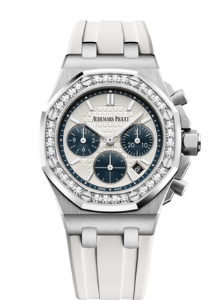 Audemars Piguet - 26231ST.ZZ.D010CA.01  Royal Oak OffShore 26231 Lady Chronograph Stainless Steel / Silver / Diamond