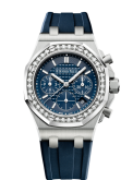 Audemars Piguet - 26231ST.ZZ.D027CA.01  Royal Oak OffShore 26231 Lady Chronograph Stainless Steel / Blue / Diamond