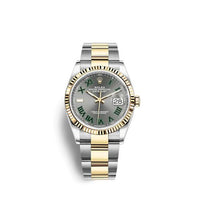 Rolex Datejust 36 Stainless Steel / Yellow Gold / Diamond / Champagne - Computer / Oyster (26233-0036)