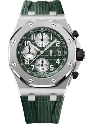 Audemars Piguet - 26238TI.OO.A056CA.01  Royal Oak Offshore Titanium / Khaki / Rubber