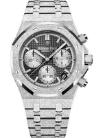 Audemars Piguet Royal Oak Chronograph 41 Frosted Pink Gold / Blue / Bracelet (26239BC.GG.1224BC.02)