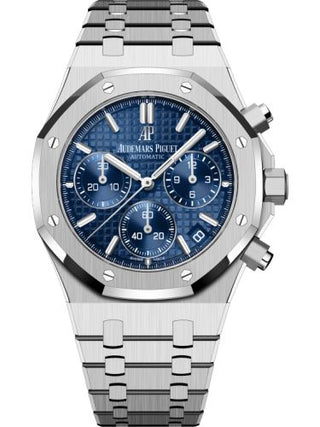 Audemars Piguet - 26239BC.OO.1220BC.01  Royal Oak Chronograph 41 White Gold / Blue