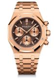 Audemars Piguet - 26239OR.OO.1220OR.02  Royal Oak Chronograph 41 Pink Gold / Brown / Bracelet