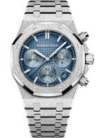 Audemars Piguet Royal Oak Chronograph 41 White Gold - Sapphire / Blue / Japan (26240BC.GG.1324BC.02)