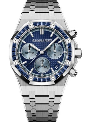 Audemars Piguet - 26240BC.SS.1320BC.01  Royal Oak Chronograph 41 White Gold - Sapphire / Blue / Japan