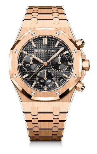 Audemars Piguet - 26240OR.OO.1320OR.02  Royal Oak Chronograph 41 Pink Gold / Black / 50th Anniversary