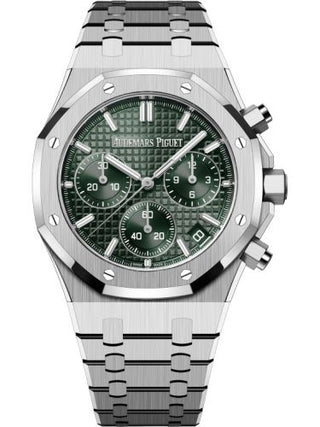 Audemars Piguet - 26240ST.OO.1320ST.08  Royal Oak Chronograph 41 Stainless Steel / Green