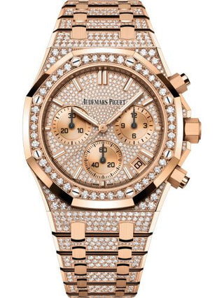 Audemars Piguet - 26242OR.ZZ.1322OR.01  Royal Oak Chronograph 41 Pink Gold / Diamond / 50th Anniversary