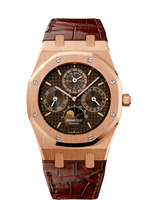 Audemars Piguet Royal Oak Perpetual Calendar Pink Gold / Silver / Strap (26252OR.OO.D092CR.01)