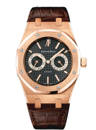 Audemars Piguet - 26330OR.OO.D088CR.01  Royal Oak 262330 Day & Date Pink Gold / Strap