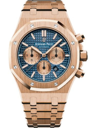 Audemars Piguet - 26331OR.OO.1220OR.01  Royal Oak Chronograph 41 Pink Gold / Blue