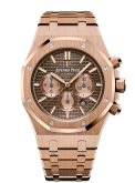 Audemars Piguet - 26331OR.OO.1220OR.02  Royal Oak Chronograph 41 Pink Gold / Brown