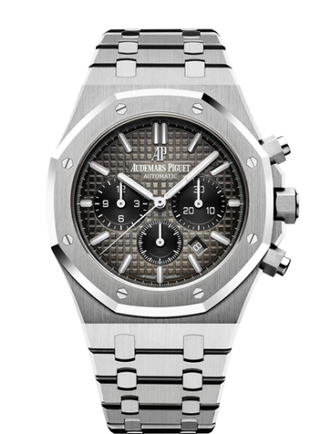 Audemars Piguet - 26332PT.OO.1220PT.01  Royal Oak Chronograph 41 Platinum / Smoked Slate / Bracelet