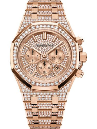 Audemars Piguet - 26333OR.ZZ.1220OR.01  Royal Oak Chronograph 41 Pink Gold / Diamond