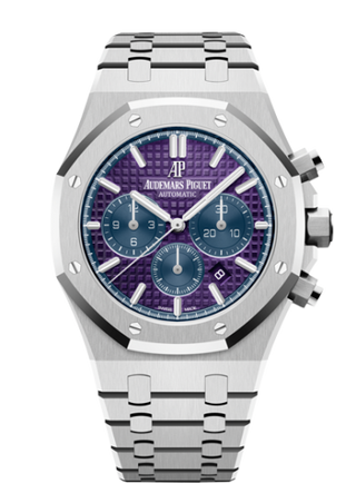 Audemars Piguet - 26338PT.OO.1220PT.01  Royal Oak Chronograph 41 Platinum / One Night for One Drop