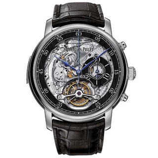 Audemars Piguet - 26345BC.OO.D002CR.01  Jules Audemars Minute Repeater Tourbillon Chronograph White Gold / Yoshida