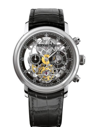 Audemars Piguet - 26346BC.OO.D002CR.02  Jules Audemars 26346 Tourbillon Chronograph Openworked White Gold Boutique