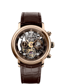 Audemars Piguet - 26346OR.OO.D088CR.01  Jules Audemars 26346 Tourbillon Chronograph Openworked Pink Gold