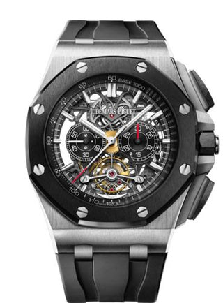 Audemars Piguet - 26348IO.OO.A002CA.01  Royal Oak Offshore Tourbillon Chronograph Openworked Ali Bin Ali