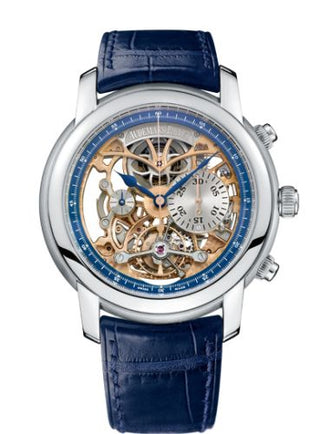 Audemars Piguet - 26353PT.OO.D028CR.01  Jules Audemars 26353 Tourbillon Chronograph Platinum / Openworked