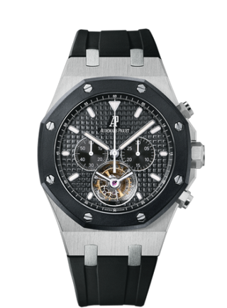 Audemars Piguet - 26377SK.OO.D002CA.01  Royal Oak 26377 Tourbillon Chronograph Stainless Steel / Ceramic