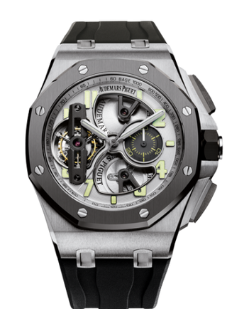 Audemars Piguet - 26387IO.OO.D002CA.01  Royal Oak Offshore Tourbillon Chronograph Titanium