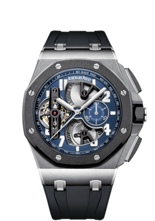 Audemars Piguet - 26388PO.OO.D027CA.01  Royal Oak Offshore Tourbillon Chronograph Platinum