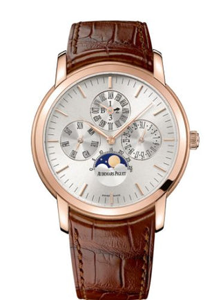 Audemars Piguet - 26390OR.OO.D088CR.01  Jules Audemars 26390 Perpetual Calendar Pink Gold / Silver