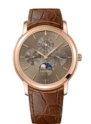 Audemars Piguet - 26390OR.OO.D093CR.01  Jules Audemars 26390 Perpetual Calendar Pink Gold / Brown