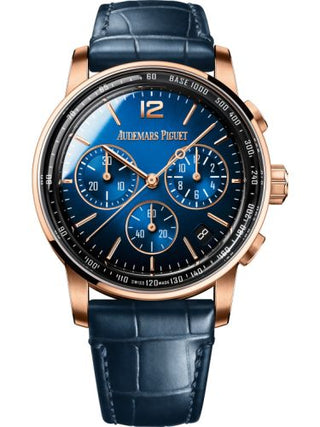 Audemars Piguet - 26393OR.OO.A028CR.01  CODE 11.59 Chronograph Selfwinding Pink Gold / Blue