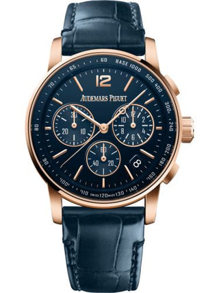 Audemars Piguet - 26393OR.OO.A321CR.01  CODE 11.59 Chronograph Selfwinding Pink Gold / Blue