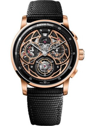 Audemars Piguet - 26399NR.OO.D002KB.01  CODE 11.59 Selfwinding Flying Tourbillon Chronograph Pink Gold / Ceramic