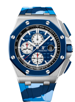 Audemars Piguet - 26400SO.OO.A335CA.01  Royal Oak Offshore 44 Stainless Steel / Ceramic / Marine / Rubber