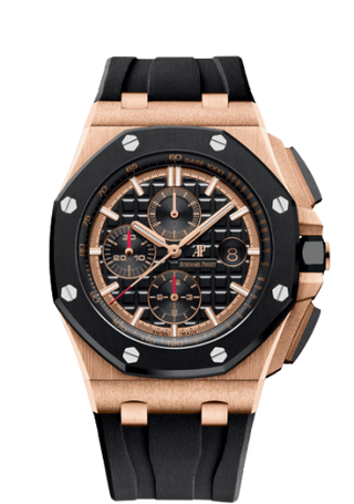 Audemars Piguet - 26401RO.OO.A002CA.02  Royal Oak Offshore 42 Pink Gold / Ceramic / Black / Rubber