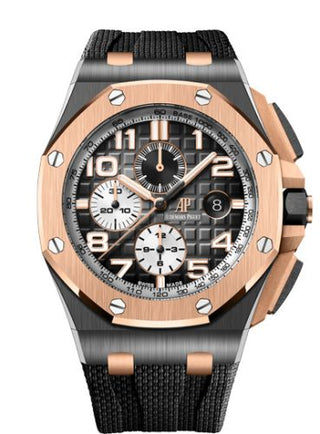 Audemars Piguet - 26405NR.OO.A002CA.01  Royal Oak Offshore 44 Ceramic / Pink Gold / Grey