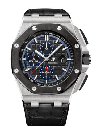 Audemars Piguet - 26411PO.OO.A002CR.01  Royal Oak Offshore 44 Platinum / Ceramic / Black