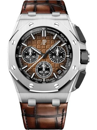 Audemars Piguet - 26420ST.OO.A828CR.01  Royal Oak Offshore 43 Stainless Steel / Brown