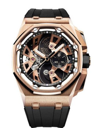 Audemars Piguet - 26421OR.OO.A002CA.01  Royal Oak Offshore Tourbillon Chronograph Pink Gold