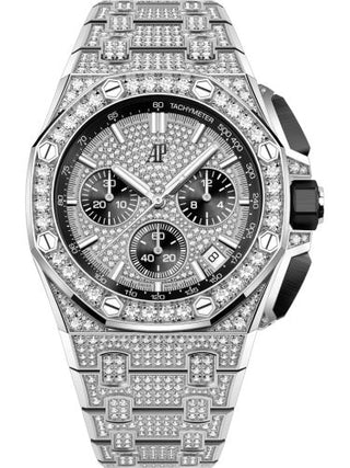 Audemars Piguet - 26423BC.ZZ.2100BC.01  Royal Oak Offshore 43 White Gold - Diamond / Diamond / Bracelet