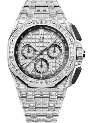 Audemars Piguet - 26425BC.ZZ.8045BC.01  Royal Oak Offshore 43 White Gold - Baguette / Baguette / Bracelet