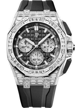 Audemars Piguet - 26425BC.ZZ.D002CA.01  Royal Oak Offshore 43 White Gold - Baguette / Black