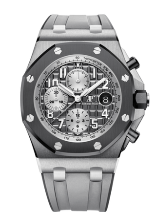 Audemars Piguet - 26470IO.OO.A006CA.01  Royal Oak Offshore 42 Titanium / Grey / Rubber